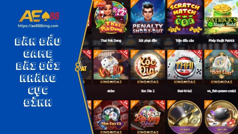 Bàn đấu game bài đối kháng cực đỉnh