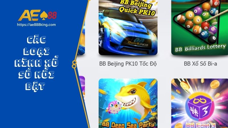 Các loại hình xổ số nổi bật được ưa chuộng