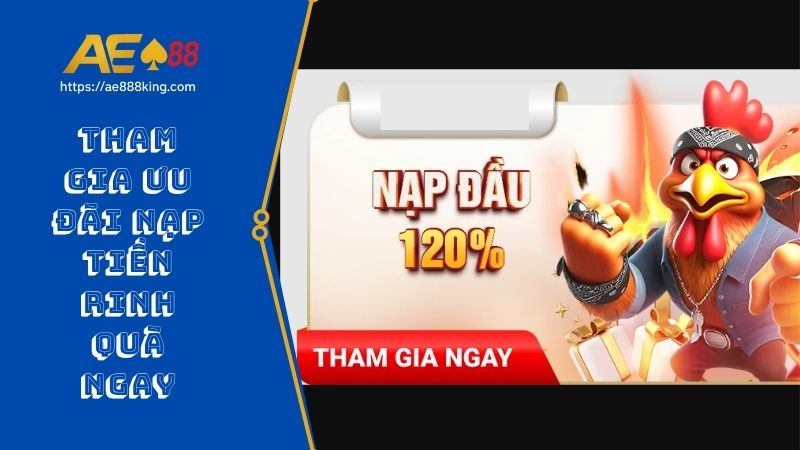 Tham gia ưu đãi nạp tiền rinh quà ngay