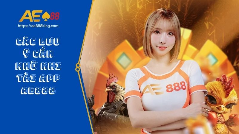 Các lưu ý cần nhớ khi tải app AE888